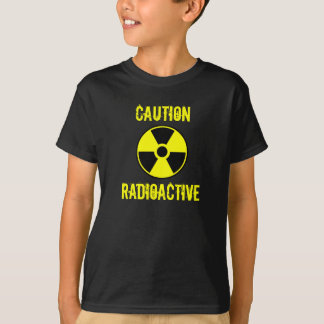 Kindervorsicht-radioaktiver T - Shirt