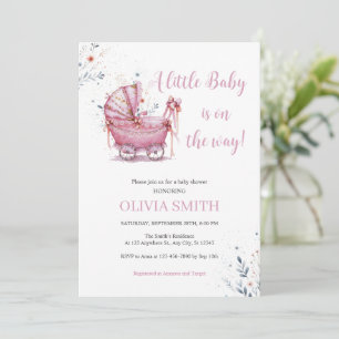 Kinderwagen-Baby-Party Einladung
