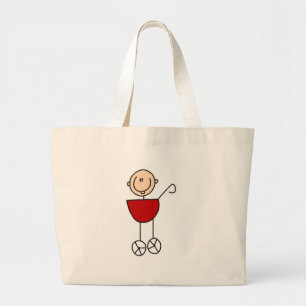Kinderwagen-Baby-Stickfigur-Tasche Jumbo Stoffbeutel