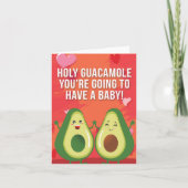 Kinderwagen Babydusche Grußkarte von Heiligen Guac Karte (Vorderseite)