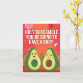 Kinderwagen Babydusche Grußkarte von Heiligen Guac Karte (Gelbe Blume)
