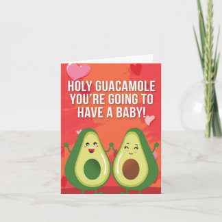 Kinderwagen Babydusche Grußkarte von Heiligen Guac Karte