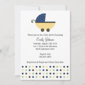 Kinderwagen Einladung (Vorderseite)