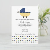 Kinderwagen Einladung (Stehend Vorderseite)