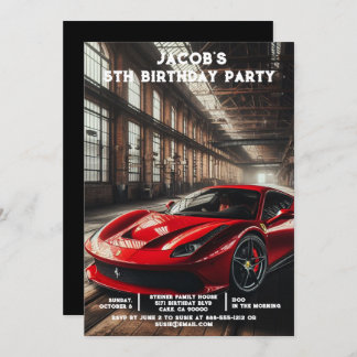 Kinderwagen Einladungen Geburtstagsparty