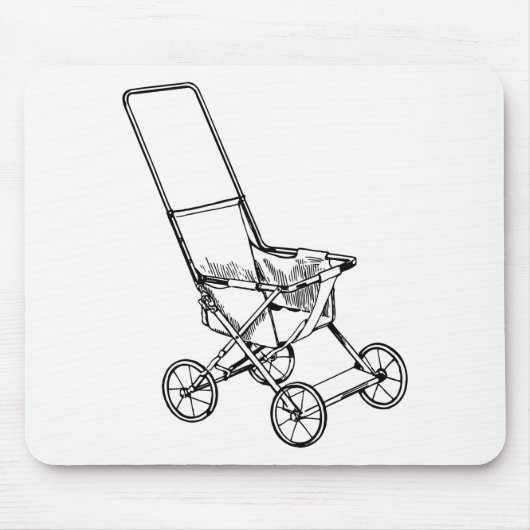 Kinderwagen Mousepad (Vorne)