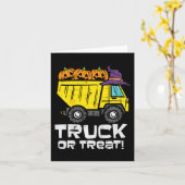 Kinderwagen oder Leckerei Halloween-Kostümkind Karte (Gelbe Blume)