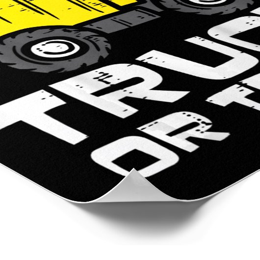 Kinderwagen oder Leckerei Halloween-Kostümkind Poster (Ecke)