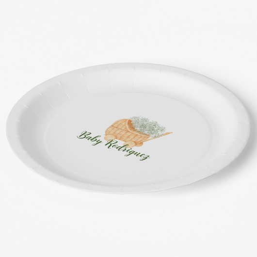 Kinderwagen Pappteller (Schrägansicht)