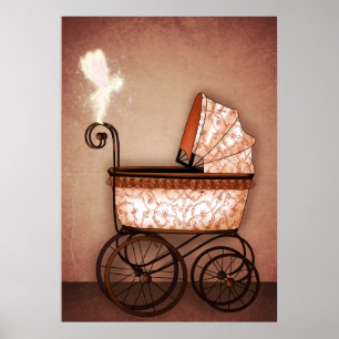 Kinderwagen Poster