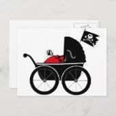 Kinderwagen Postkarte (Vorne/Hinten)