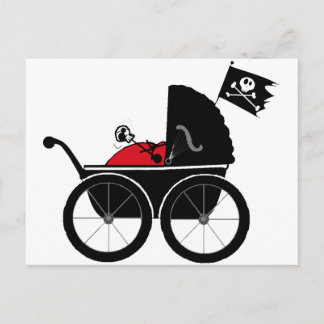 Kinderwagen Postkarte