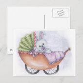 Kinderwagen Postkarte (Vorne/Hinten)