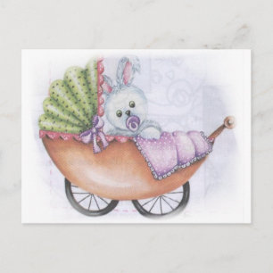 Kinderwagen Postkarte
