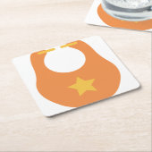 Kinderwagen Rechteckiger Pappuntersetzer (angewinkelt)