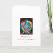 Kinderwagen, Seid meine! Feiertagskarte (Rückseite)