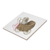 Kinderwagen Shih Tzu Fliese (Seite)