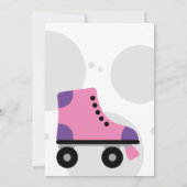 Kinderwagen Skate Geburtstagsfeier Einladungen (Rückseite)