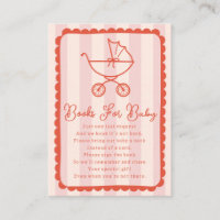 Kinderwagen-Stechpalmen-Rosa-Baby-Shower-Bücher fü