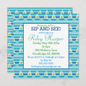 Kinderwagen und Kinderwagen Einladung (Vorne/Hinten)