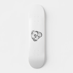 Kinderwagen zeichnend einfache Hundeliebhaber Schw Skateboard