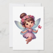 Kinderwald zum Geburtstag Einladung (Rückseite)