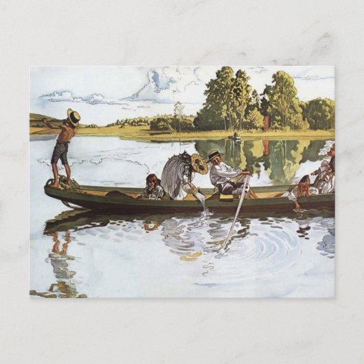 Kinderwanderung Postkarte (Vorderseite)