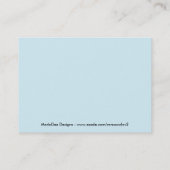 KinderWäscheleine-Mama-Karte Telefonnummerkarte (Rückseite)