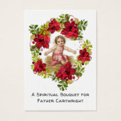 Kinderweihnachtliche Spirituelle Bouquet-Gebetskar (Vorderseite)