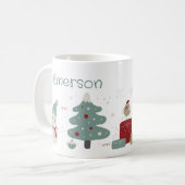 Kinderweihnachtsmugge Kaffeetasse (Vorderseite Links)