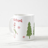 Kinderweihnachtsmugge Kaffeetasse (Vorderseite Links)