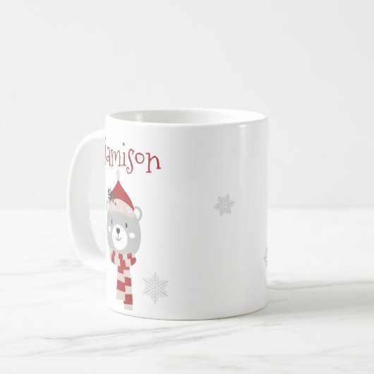 Kinderweihnachtsmugge Kaffeetasse (Vorderseite Links)