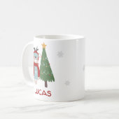 Kinderweihnachtsmugge Kaffeetasse (Vorderseite Links)