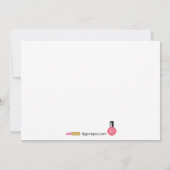 KinderWellness-Center-Party Einladung mit (Rückseite)