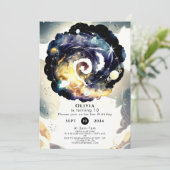 Kinderwelten zum Geburtstag Einladung (Stehend Vorderseite)