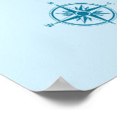 Kinderweltkarte Kinderzimmer-Dekoration Poster (Ecke)