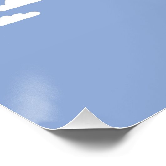 Kinderweltkarte mit Tieren Poster (Ecke)