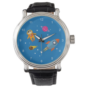 Kinderweltraummann Armbanduhr