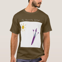 Kinderwerk auf einem T - Shirt