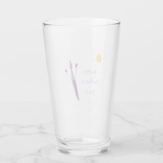 Kinderwerk für Vater Glas (Rückseite)