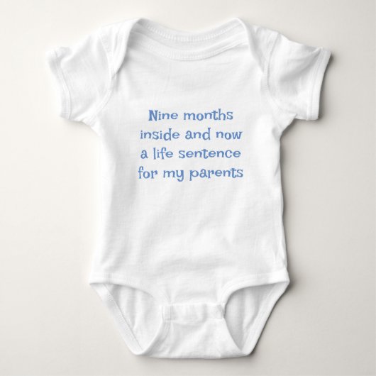 Kinderweste mit Slogan Baby Strampler (Vorderseite)