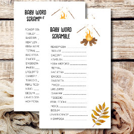 Kinderwortwahl Mehr Spaß Babydusche Thema