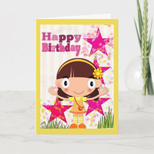 Kinderwunsch zum Geburtstag Karte