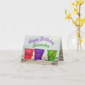 Kinderwunschkarte Karte (Gelbe Blume)