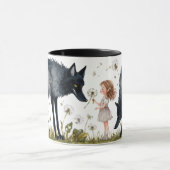 Kinderzauber und der Charme der Wölfe Tasse (Zentrum)