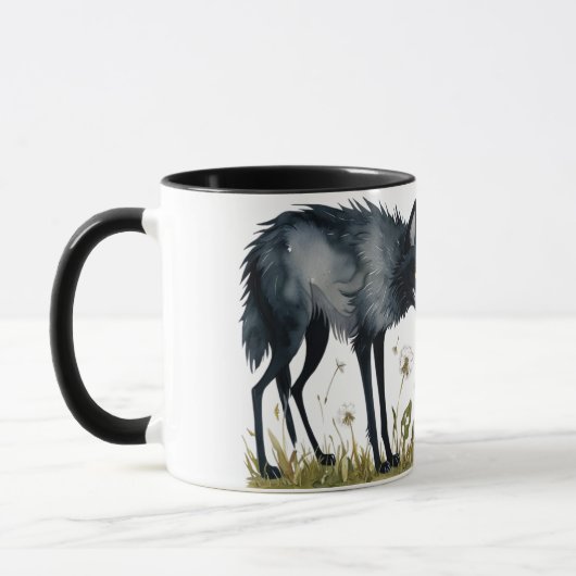 Kinderzauber und der Charme der Wölfe Tasse (Links)