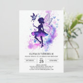 Kinderzauberei Geburtstagsfeier Einladung (Stehend Vorderseite)