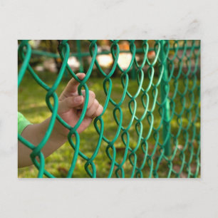 Kinderzaun Postkarte