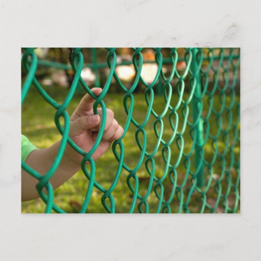 Kinderzaun Postkarte (Vorderseite)