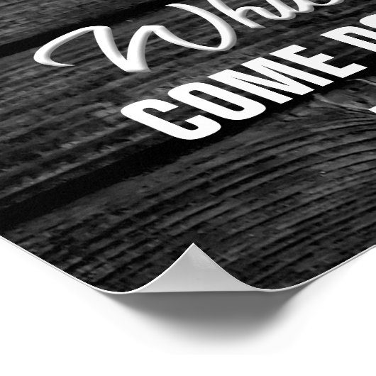 Kinderzeichen oder Spitzholzgeschlecht Poster (Ecke)